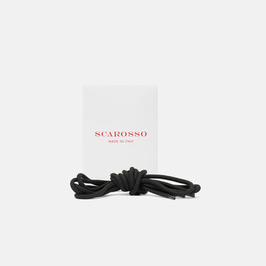 Scarosso Black laces Black - Cotton SHOELACE