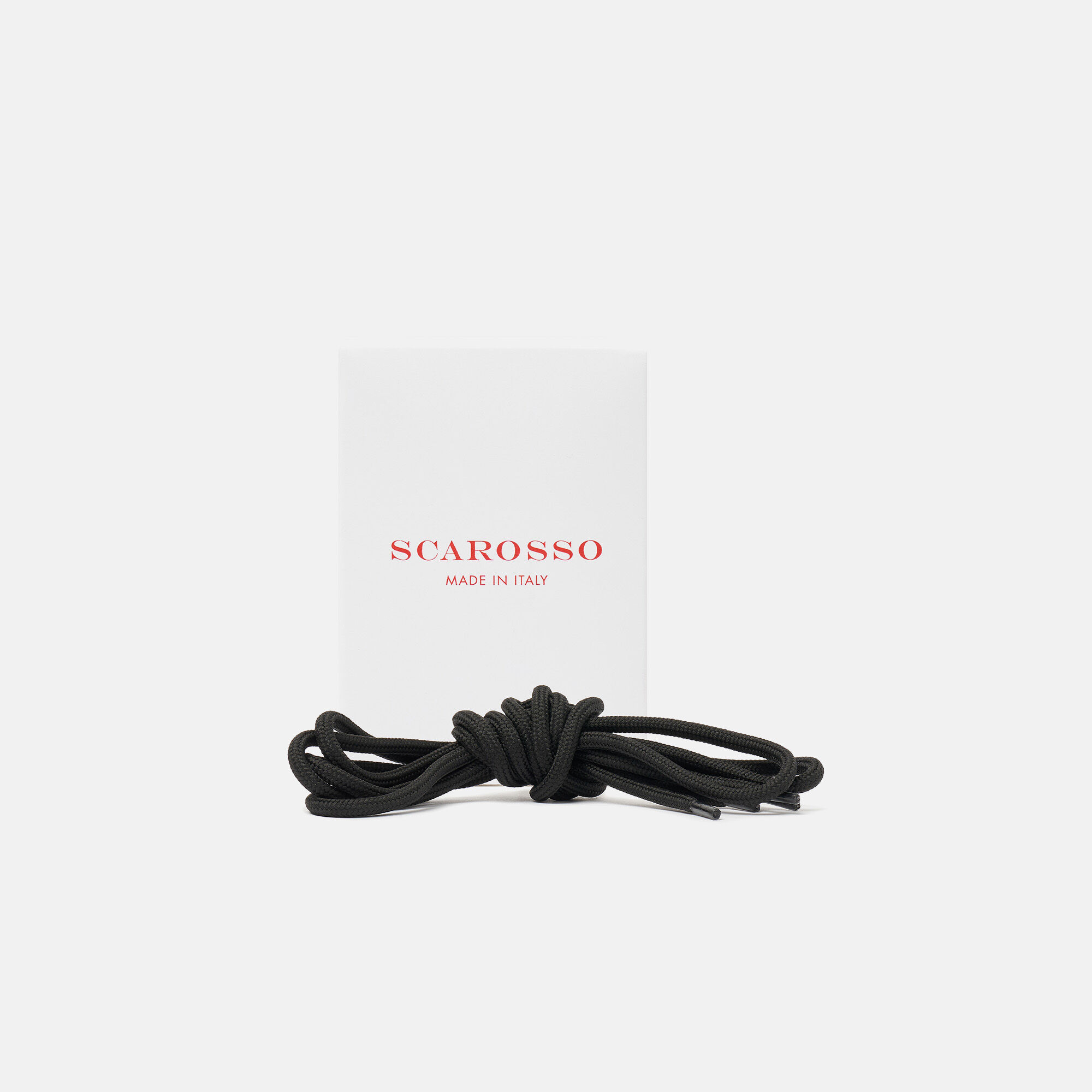 Scarosso Black laces Black - Cotton SHOELACE