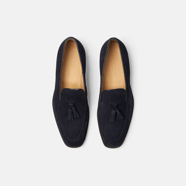Scarosso Duccio Abyss Light Suede Dark Blue Suede DUCCIOLOAF