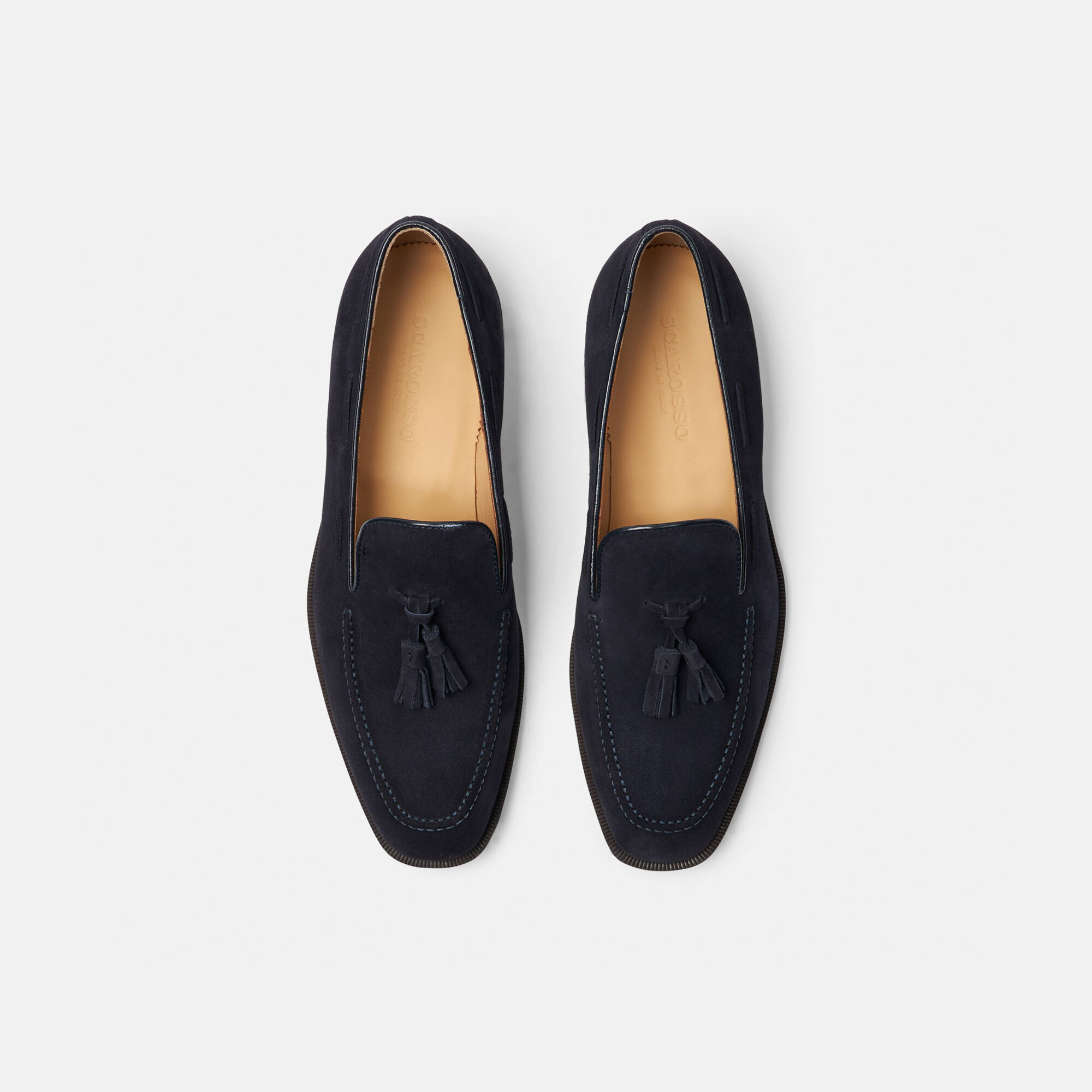 Scarosso Duccio Abyss Light Suede Dark Blue Suede DUCCIOLOAF
