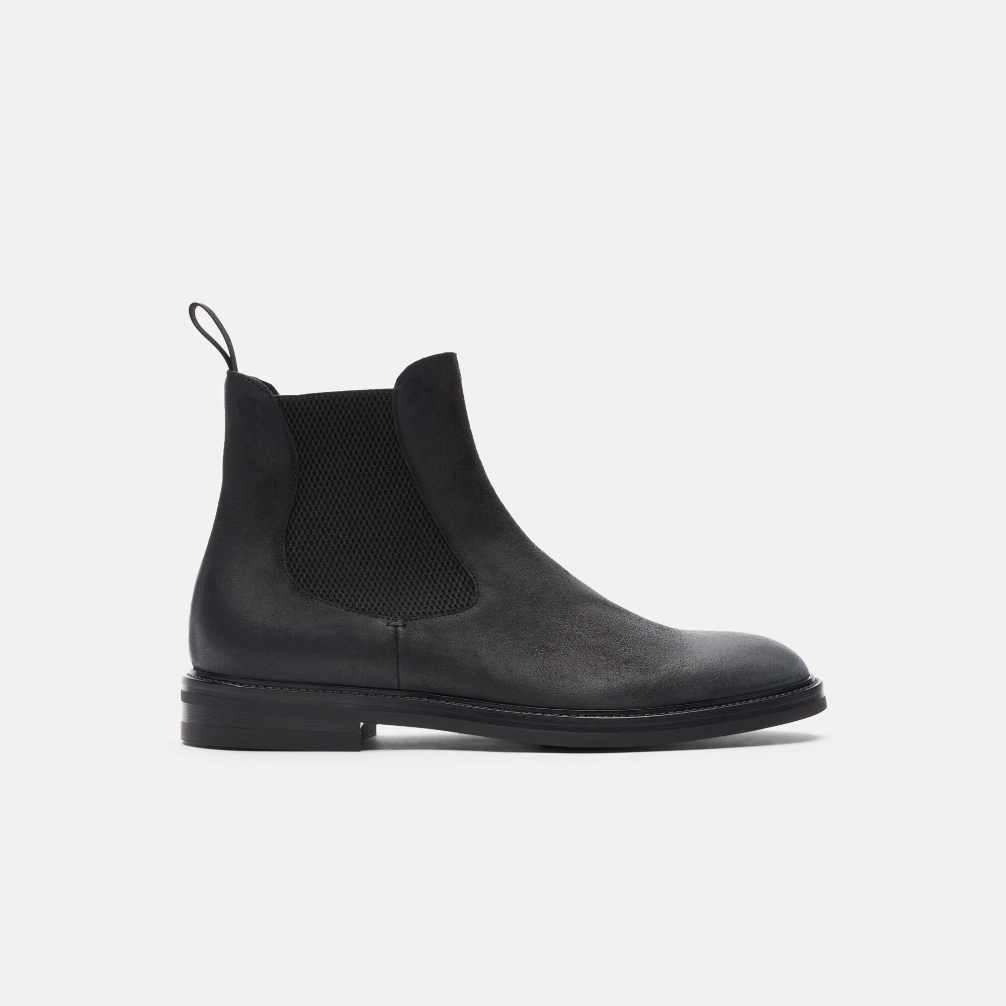 Scarosso Hunter Black Black Suede HUNTERCHEL