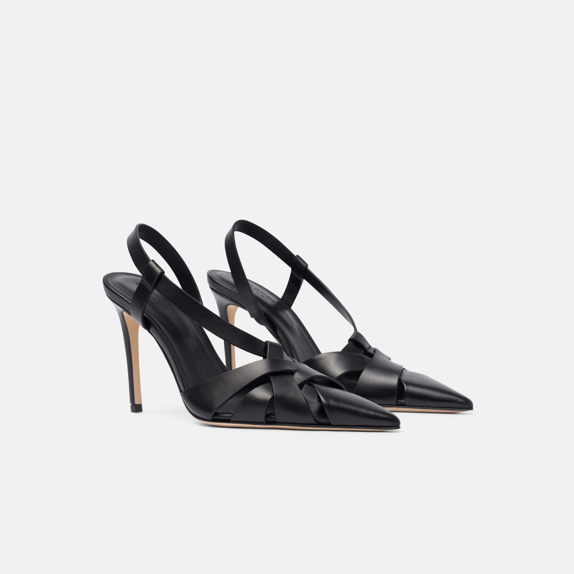 Scarosso Athena Black Black - Calf ATHENAPUMP
