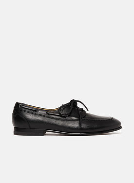 Scarosso Ginevro Black Black - Calf GINEVROLOAF