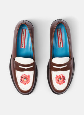 Scarosso Eyes & Roses for Her Eyes & Roses Brown - Calf TOILETWLOAF