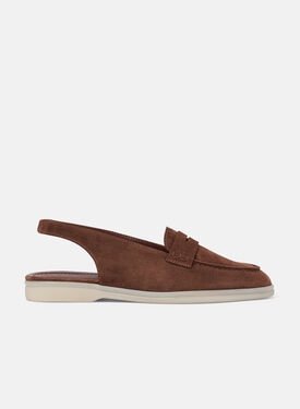 Scarosso Leila Brown Suede Brown - Suede LEILALOAF