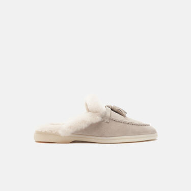 Scarosso Lucrezia Fur Sand Suede Sand - Suede Fur LUCREZIAMULE Scarosso Lucrezia Fur Sand Suede Sand - Suede Fur LUCREZIAMULE
