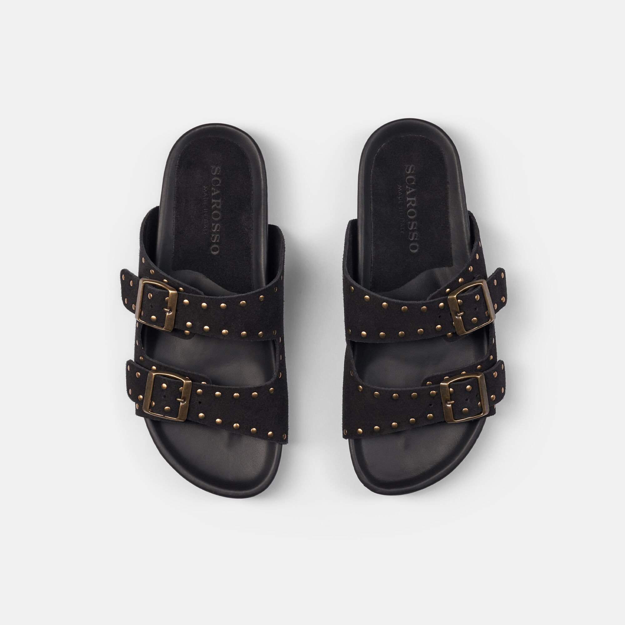 Scarosso Delilah Black Suede Black - Suede DELILAHSAND