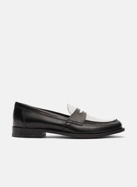 Scarosso Harper Black Edit Black & White - Calf HARPERLOAF