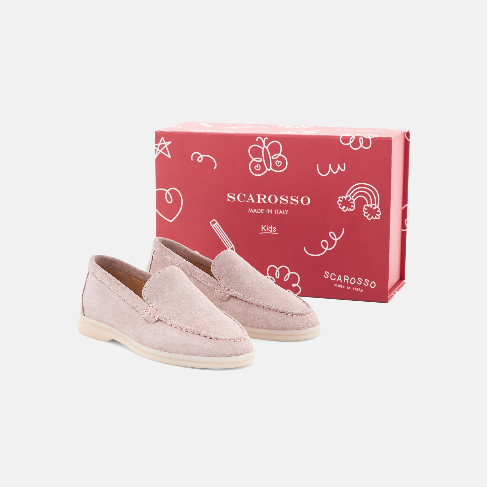 Scarosso Ludovica Girl Pink Suede Pink - Suede LUDOVICAKLOAF