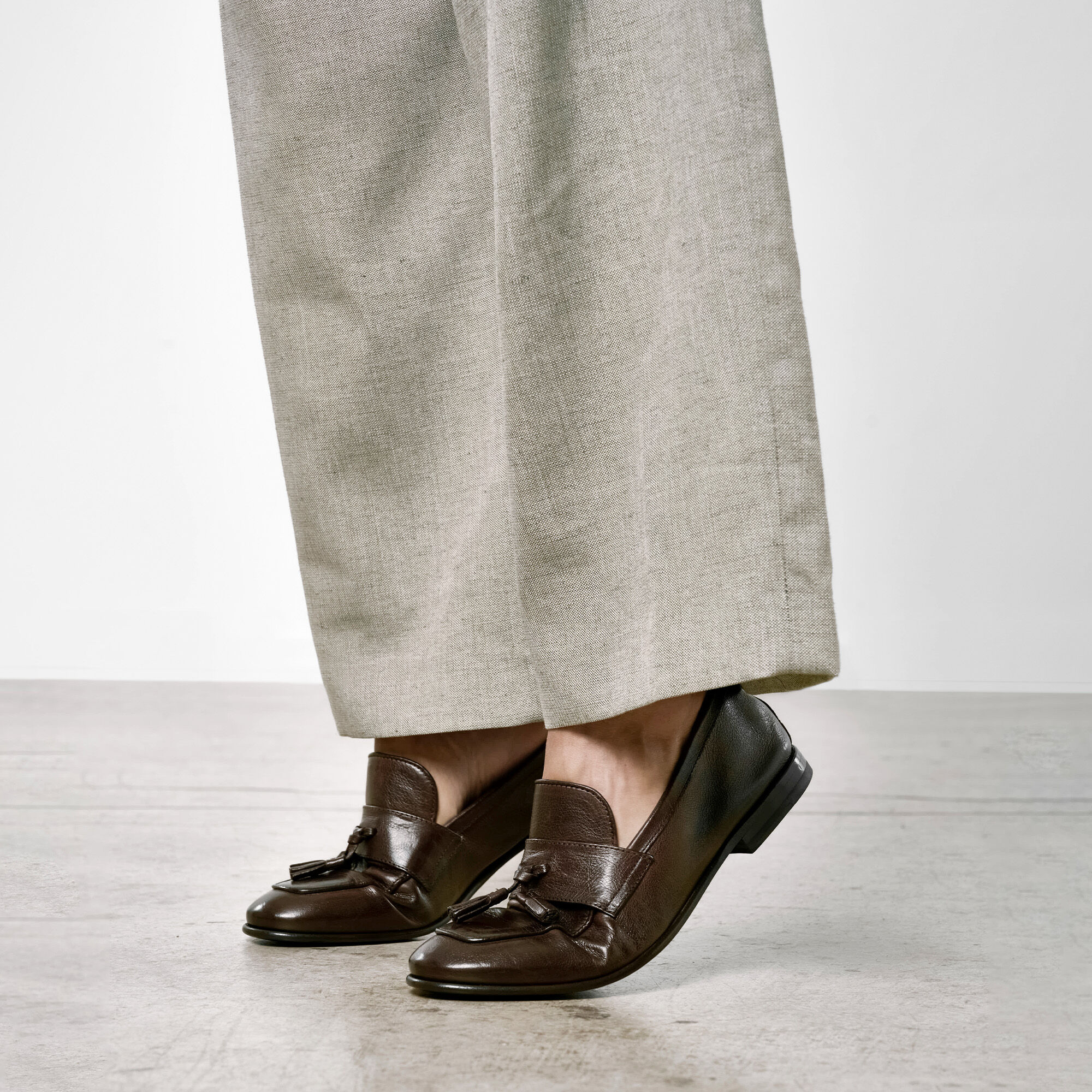 Scarosso Nathan Dark Brown Dark Brown - Calf NATHANLOAF