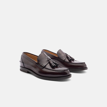 Scarosso Ralphine Burgundy Bright Burgundy - Brushed Calf RALPHINELOAF Scarosso Ralphine Burgundy Bright Burgundy - Brushed Calf RALPHINELOAF