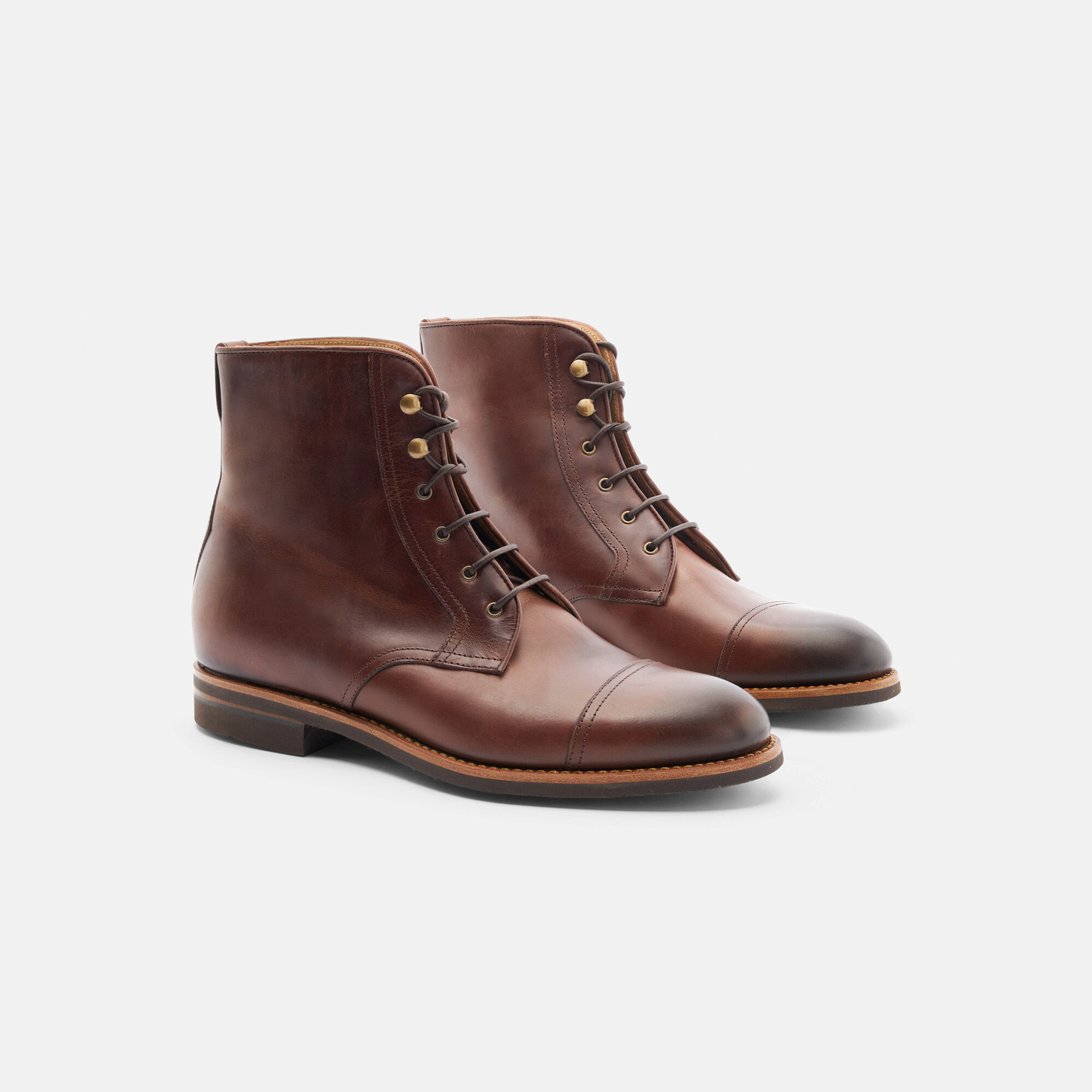 Scarosso Paolo Caramel Dark Brown - Calf PAOLOBOOT