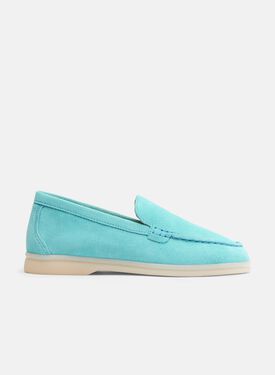Scarosso Ludovica Girl Turquoise Suede Turquoise - Suede LUDOVICAKLOAF