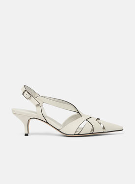 Scarosso Clio Off White Off White - Calf CLIOPUMP