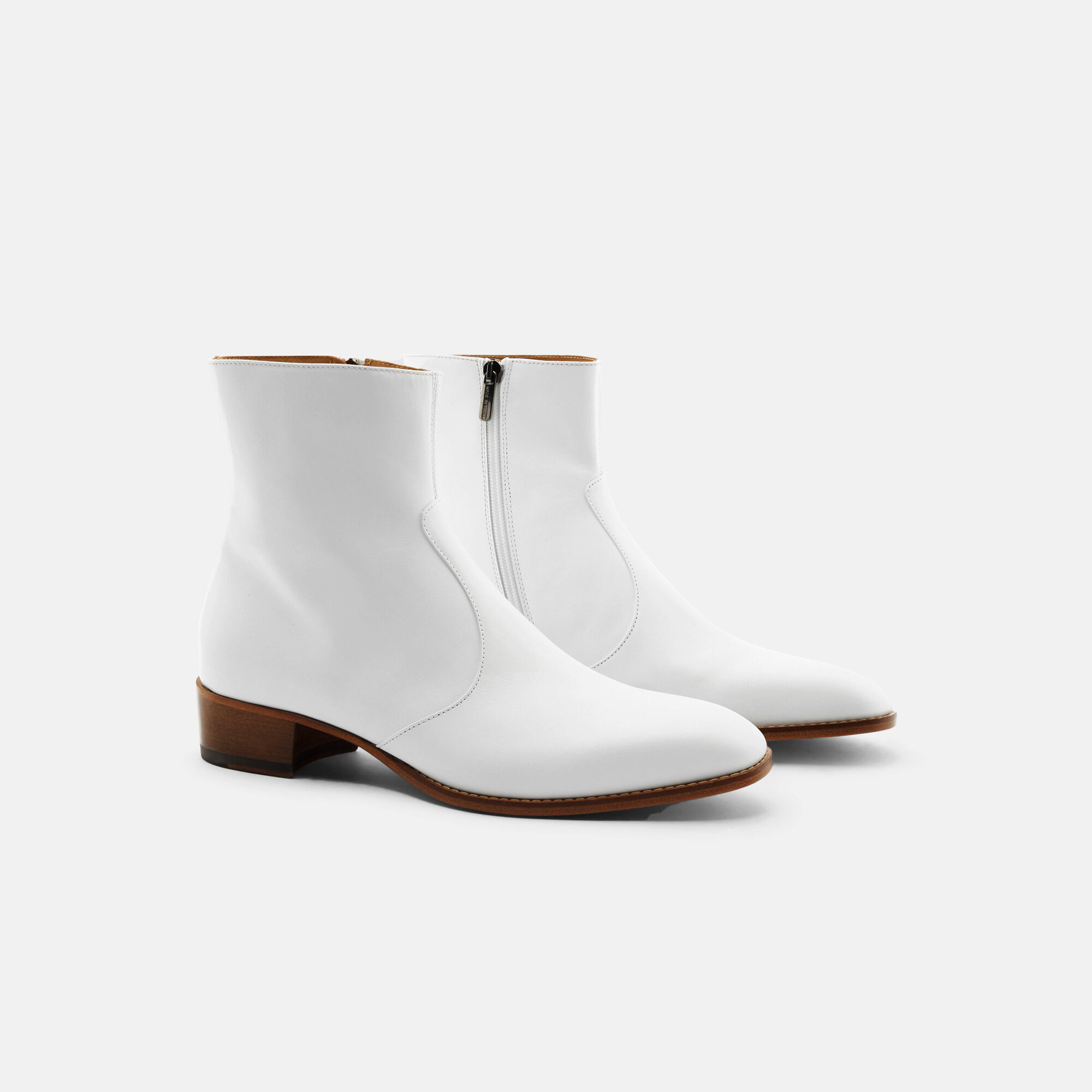 Scarosso Warren White White - Calf WARRENCHEL