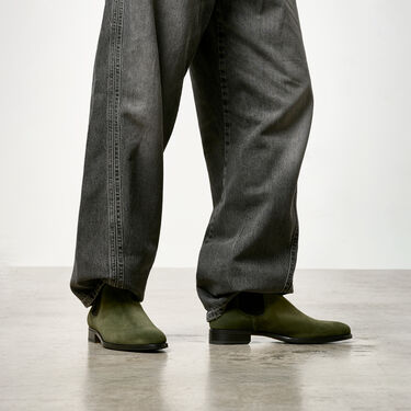Scarosso Giancarlo Olive Green Green Suede GIANCARLOCHEL Scarosso Giancarlo Olive Green Green Suede GIANCARLOCHEL