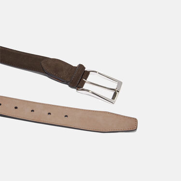 Scarosso Classic Dark Brown Belt Dark Brown Suede CLASSICBELT Scarosso Classic Dark Brown Belt Dark Brown Suede CLASSICBELT