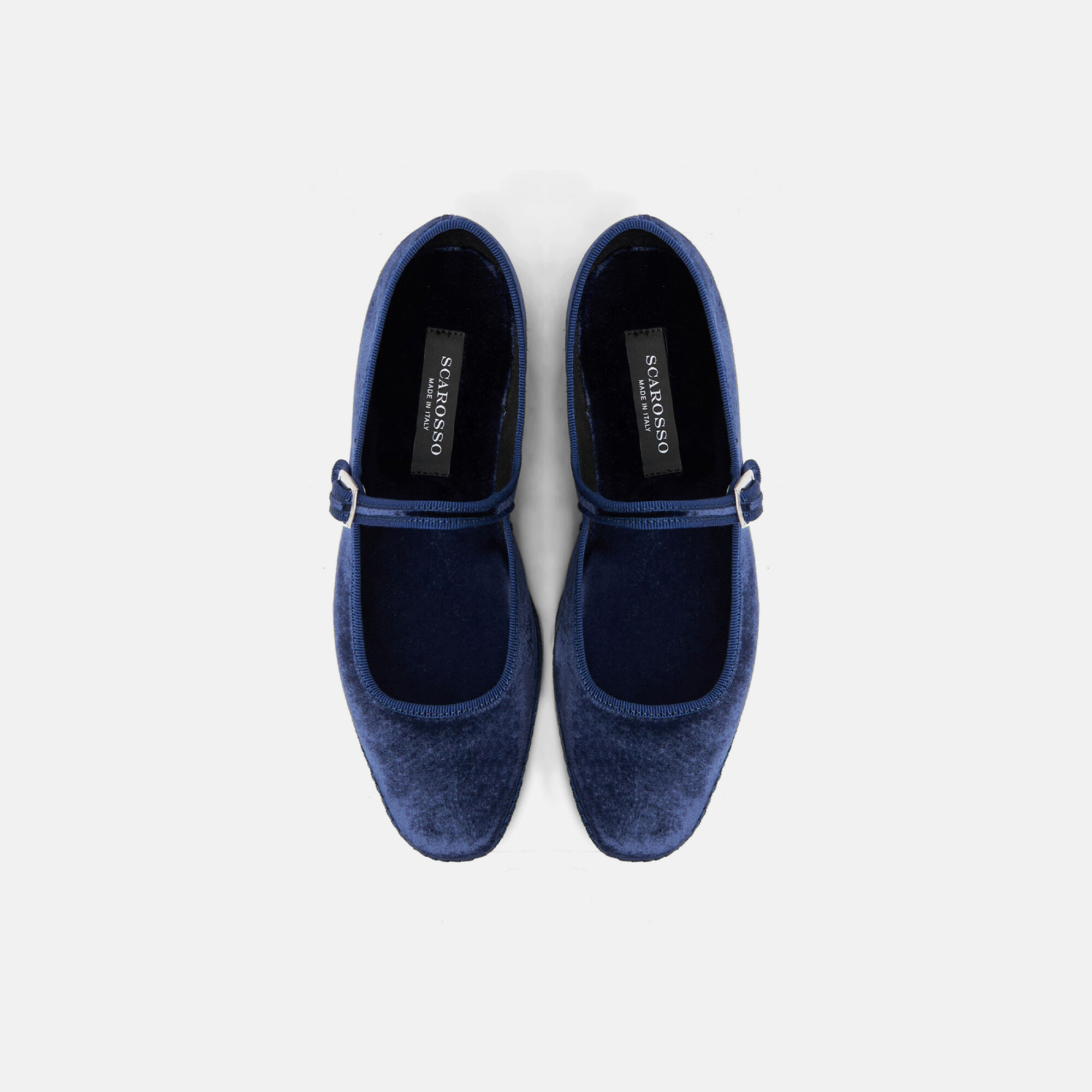 Scarosso Petra Blue Velvet Blue - Velvet PETRASLIP