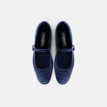 Scarosso Petra Blue Velvet Blue - Velvet PETRASLIP Scarosso Petra Blue Velvet Blue - Velvet PETRASLIP