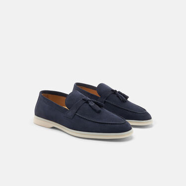 Scarosso Leandro Blue Suede Blue - Suede LEANDROLOAF Scarosso Leandro Blue Suede Blue - Suede LEANDROLOAF