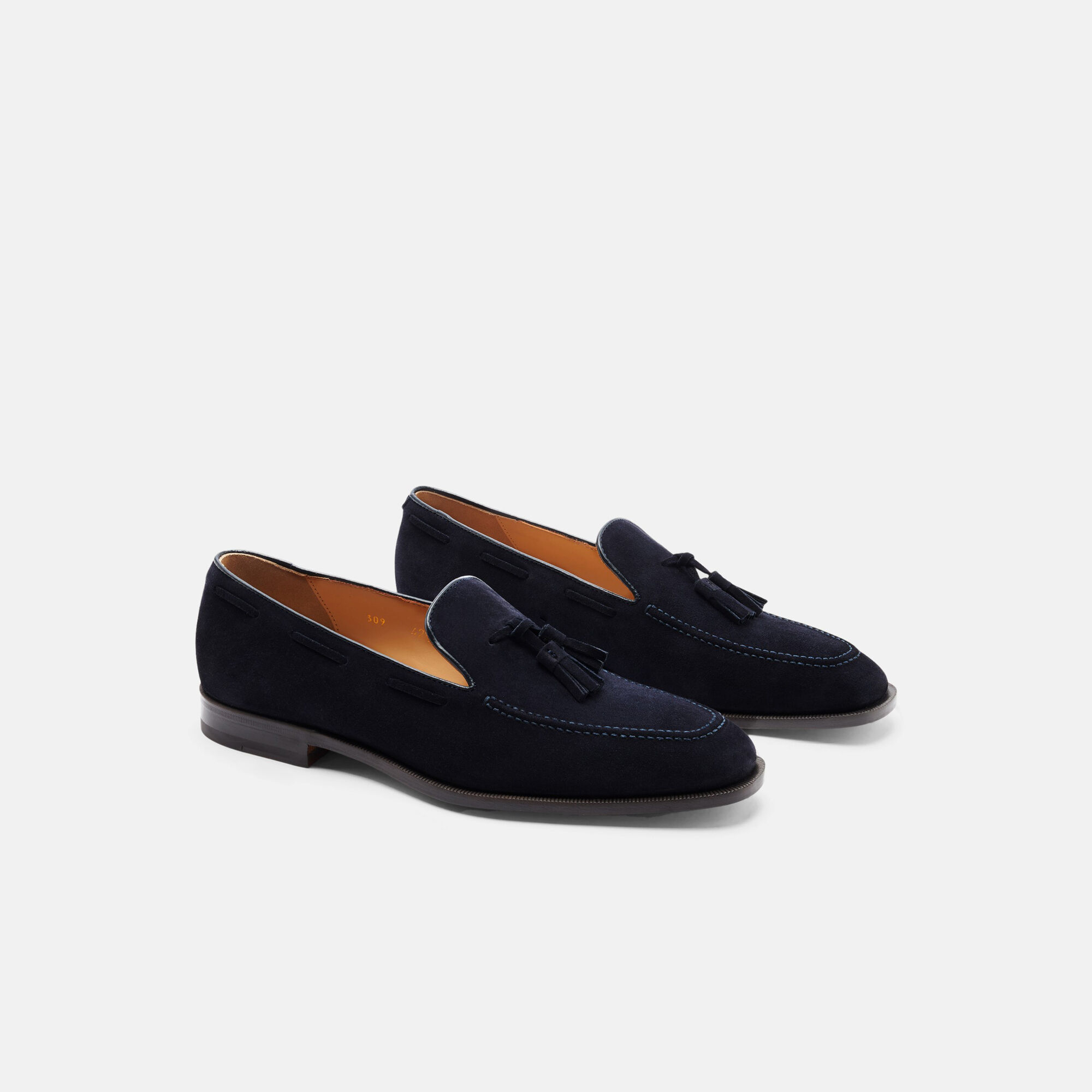 Scarosso Duccio Abyss Light Suede Dark Blue Suede DUCCIOLOAF