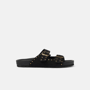 Scarosso Delilah Black Suede Black - Suede DELILAHSAND Scarosso Delilah Black Suede Black - Suede DELILAHSAND