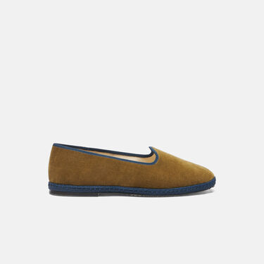 Scarosso William IV Olive Green - Velvet OLIVESLIP