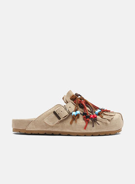 Scarosso Gea Beige Beige - Suede GEAMULE