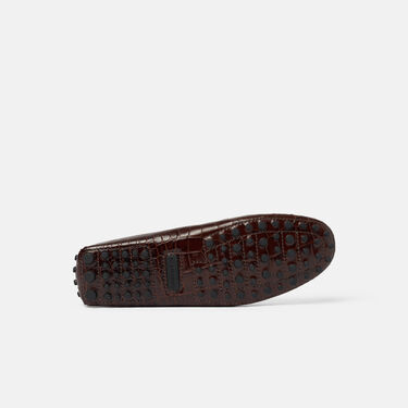 Scarosso Michael Brown Crocodile Brown - Crocodile-Print Calf MICHAELDRIV Scarosso Michael Brown Crocodile Brown - Crocodile-Print Calf MICHAELDRIV