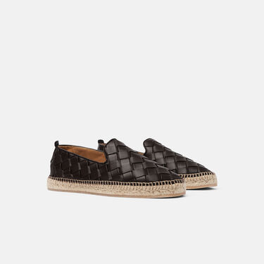 Scarosso Martin Dark Brown Woven Dark Brown - Calf MARTINESPA Scarosso Martin Dark Brown Woven Dark Brown - Calf MARTINESPA