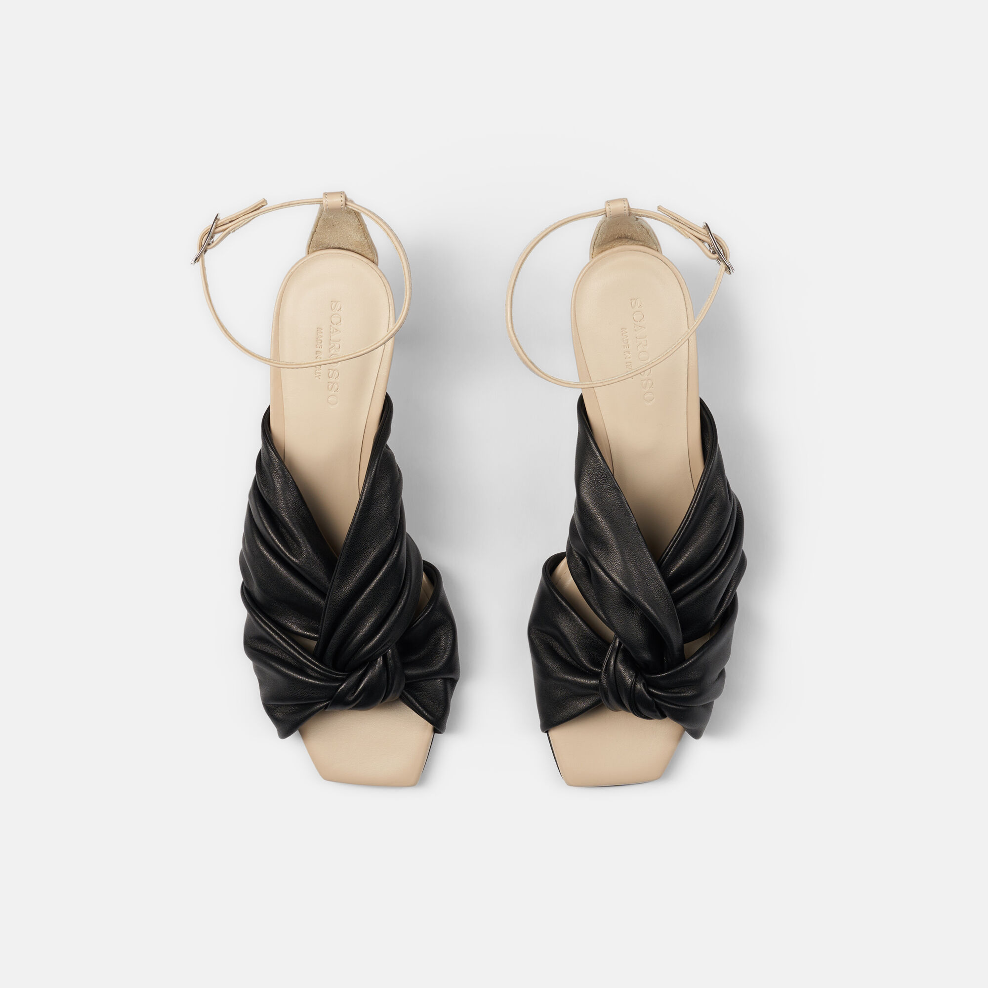 Scarosso Knot Black Black - Calf KNOTSAND