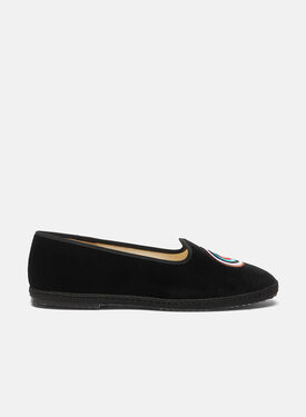 Scarosso William IV Target Black - Velvet TARGETSLIP