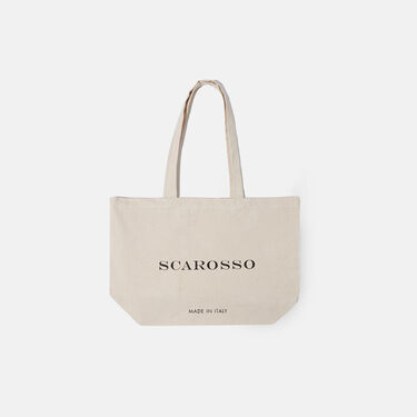 Scarosso Tote Bag Ecru - Cotton TOTEBAG
