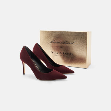Scarosso Gigi Burgundy Suede Burgundy - Suede GIGIPUMP Scarosso Gigi Burgundy Suede Burgundy - Suede GIGIPUMP