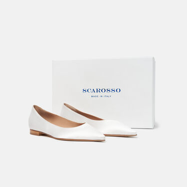 Scarosso Iris White Satin White - Silk IRISBALL Scarosso Iris White Satin White - Silk IRISBALL