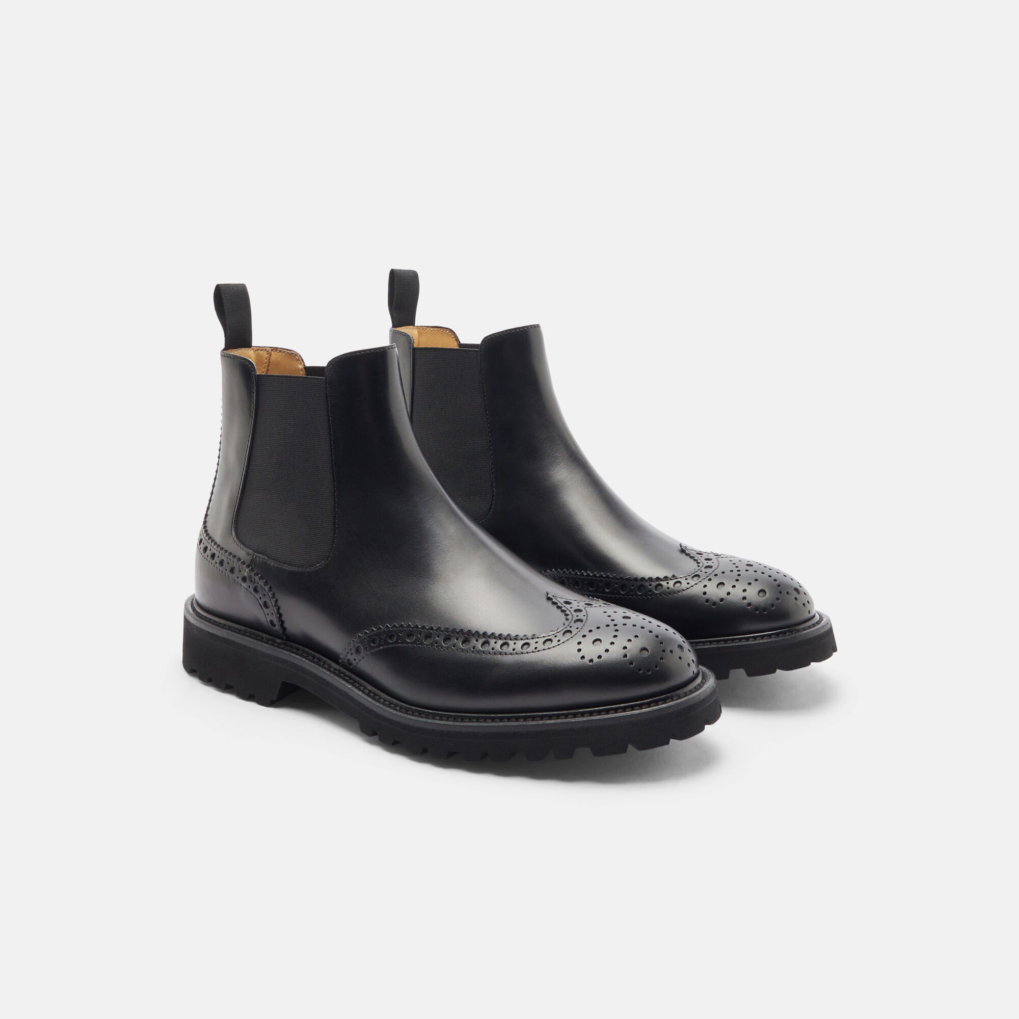 Scarosso Keith Black Black Calf KEITHCHEL