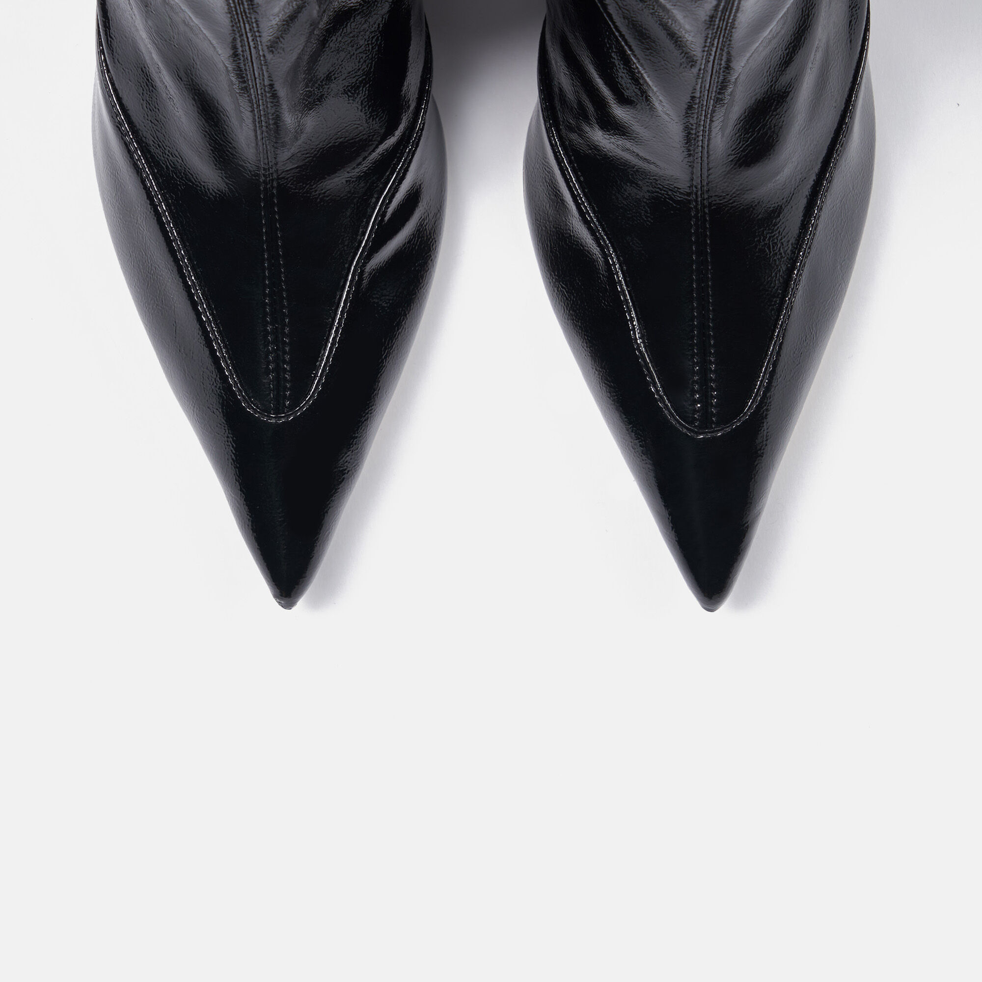 Scarosso Marta I Black Patent Black - Synthetic Leather MARTAIBOOT