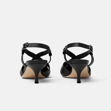 Scarosso Clio Black Black - Calf CLIOPUMP