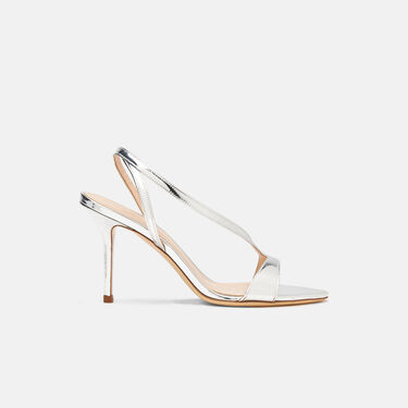 Scarosso Paula Silver Silver - Metal PAULASAND Scarosso Paula Silver Silver - Metal PAULASAND