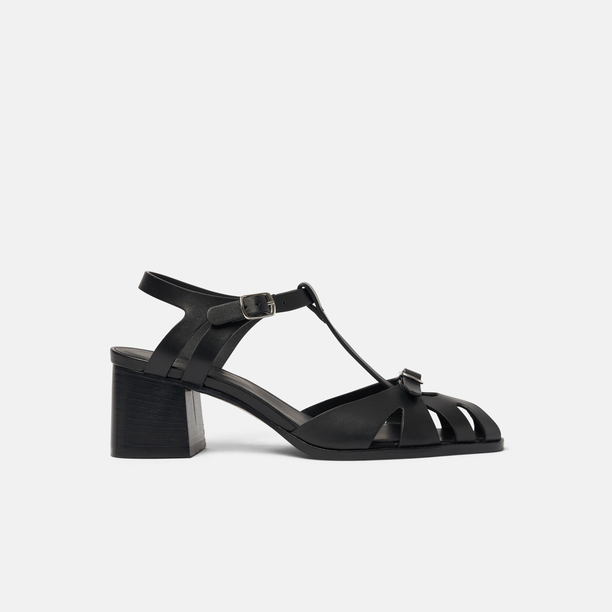 Scarosso Giulia Black Black - Calf GIULIASAND