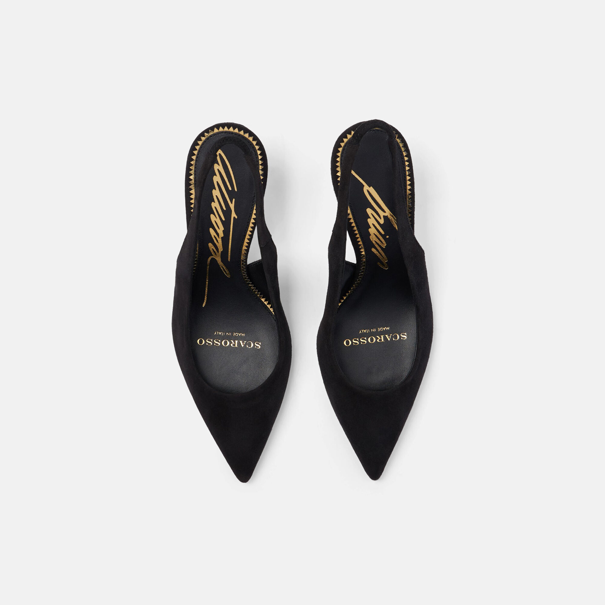 Scarosso Sutton Black Suede Black - Suede SUTTONPUMP