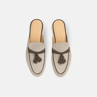 Scarosso Lucrezia Sand & Deep Taupe Suede Sand & Deep Taupe - Suede LUCREZIAMULE