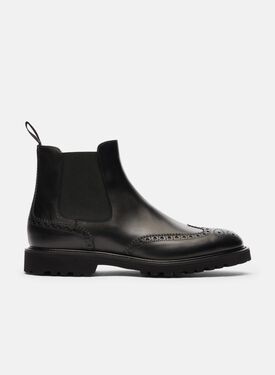 Scarosso Keith Black Black Calf KEITHCHEL