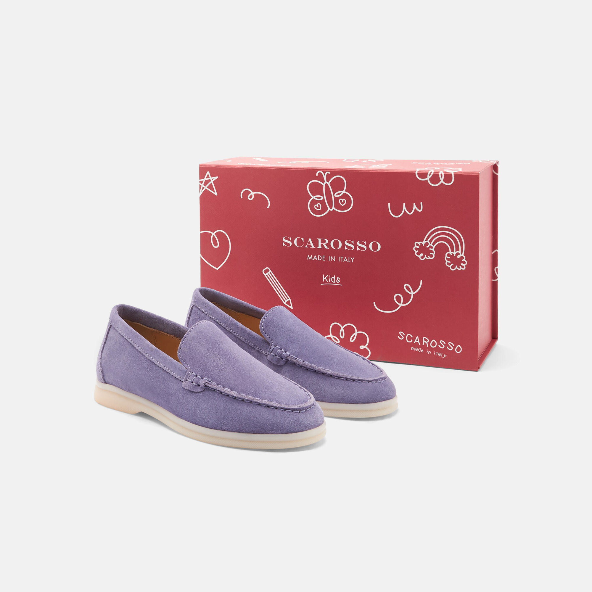 Scarosso Ludovica Girl Purple Suede Purple - Suede LUDOVICAKLOAF
