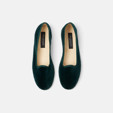 Scarosso Valentina Green Velvet Green - velvet VALENTINASLIP Scarosso Valentina Green Velvet Green - velvet VALENTINASLIP
