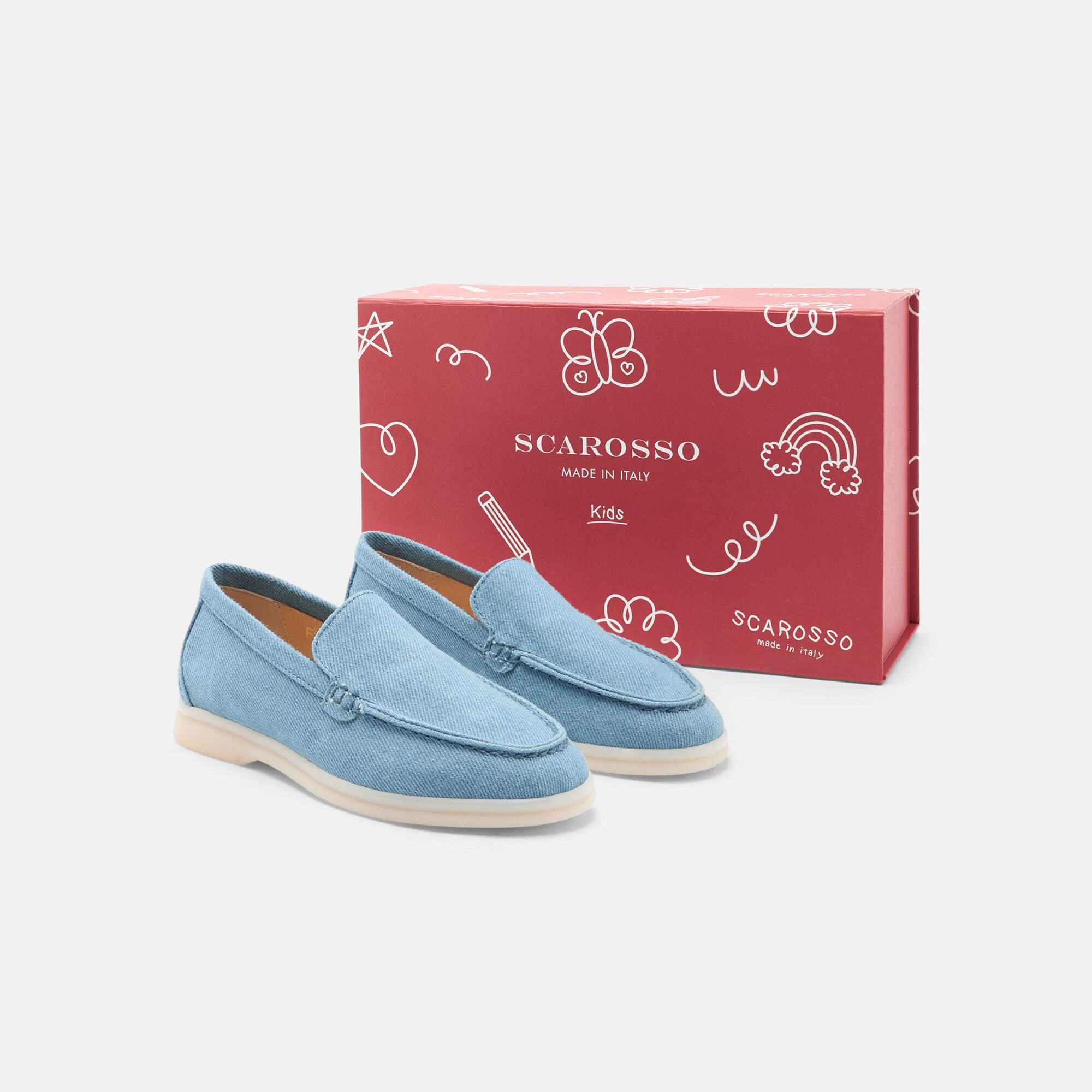 Scarosso Ludovica Girl Light Blue Denim Light Blue - Denim LUDOVICAKLOAF
