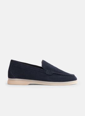 Scarosso Ludovica Girl Blue Suede Blue - Suede LUDOVICAKLOAF