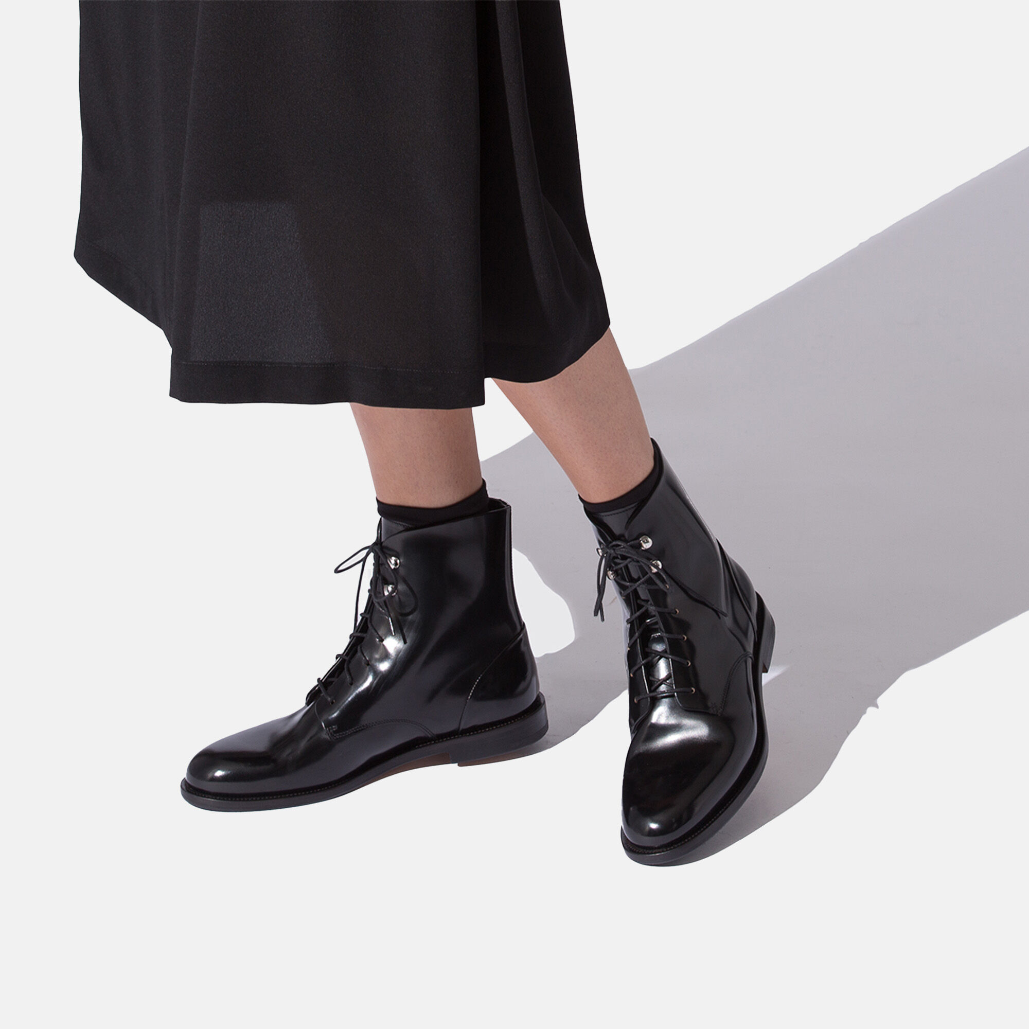 Scarosso Eva Black Black Calf EVABOOT