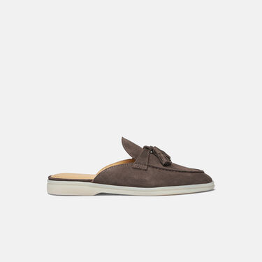 Scarosso Lucrezia Deep Taupe Suede Deep Taupe - Suede LUCREZIAMULE Scarosso Lucrezia Deep Taupe Suede Deep Taupe - Suede LUCREZIAMULE