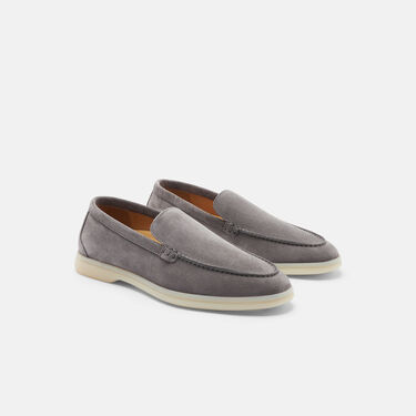 Scarosso Ludovica Grey Suede Grey - Suede LUDOVICALOAF Scarosso Ludovica Grey Suede Grey - Suede LUDOVICALOAF
